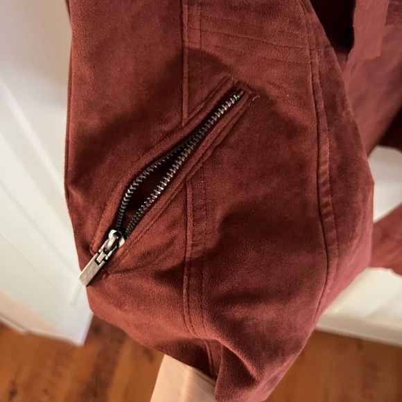 CINNAMON SUEDE JACKET - WOMEN SIZE S - Picture 3 of 5